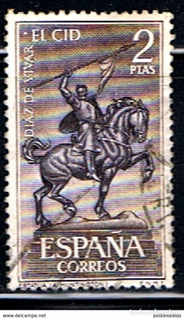 Sellos: ESPA&Ntilde;A // EDIFIL 1445 // 1962 ... USADO - Foto 1
