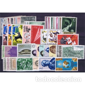 Sellos: Sellos Espa&ntilde;a A&ntilde;o Completo 1965 Nuevo - Foto 1