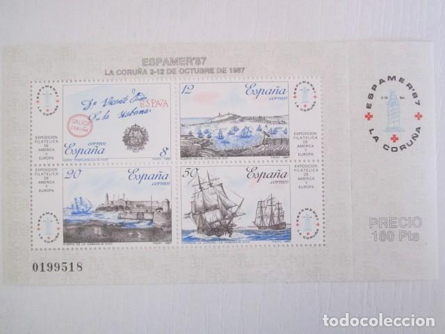 Sellos: HOJITA SH 1987 ESPAMER - Foto 1