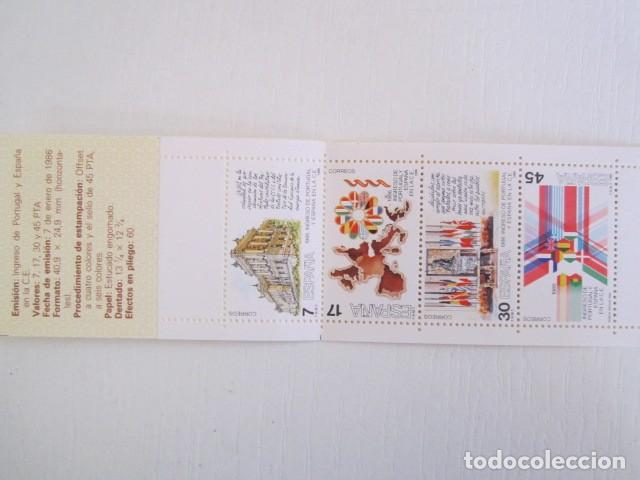 Sellos: CARNET 1986 INGRESO DE ESPA&Ntilde;A EN LA C.E. - Foto 2