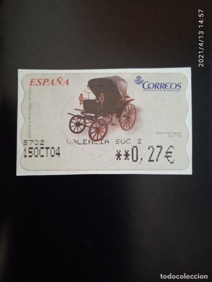 Sellos: ESPA&Ntilde;A 0,27&euro;, SPIDER CON CAPOTA A&Ntilde;O 2003. - Foto 1