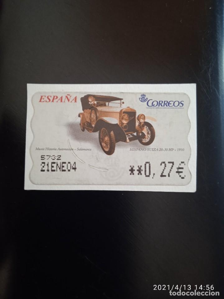 Sellos: ESPA&Ntilde;A 0,27&euro;, HISPANO SUIZA A&Ntilde;O 2004. - Foto 1