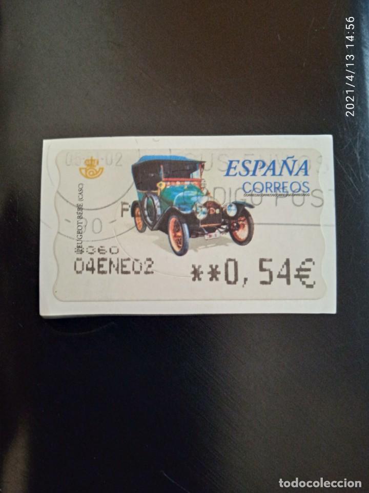Sellos: ESPA&Ntilde;A 0,54&euro; PEUGEOT BEBE A&Ntilde;O 2002. - Foto 1