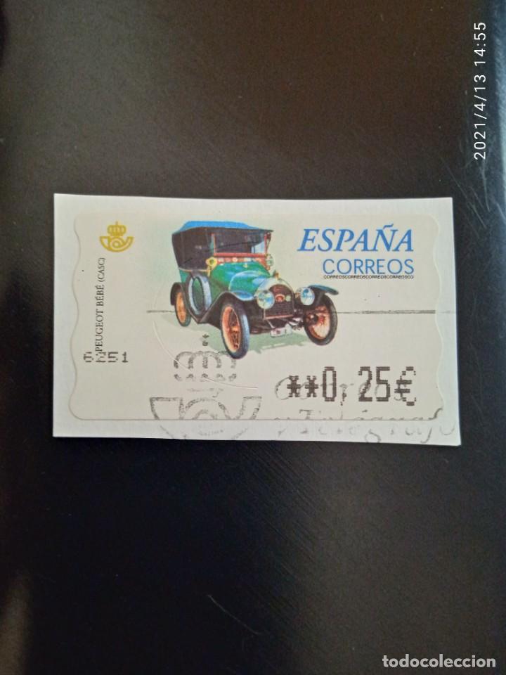 Sellos: ESPA&Ntilde;A 0,25&euro; PEUGEOT BEBE A&Ntilde;O 2002. - Foto 1