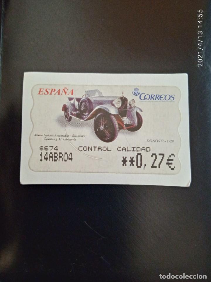 Sellos: ESPA&Ntilde;A 0,27&euro; DONOSTI 1928 A&Ntilde;O 2004. - Foto 1