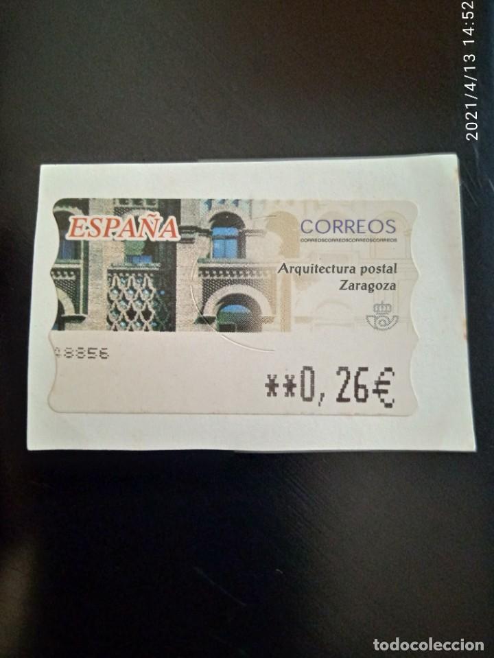 Sellos: ESPA&Ntilde;A 0,26&euro;, ARQUITECTURA POSTAL A&Ntilde;O 2002. - Foto 1