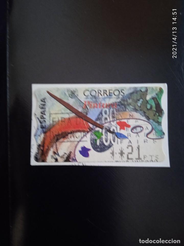 Sellos: ESPA&Ntilde;A 21 PTAS, PINTURA A&Ntilde;O 2000. - Foto 1