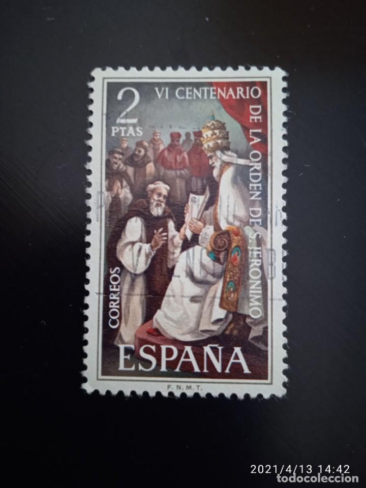 Sellos: ESPA&Ntilde;A 2 PTAS ORDENACION JER&Oacute;NIMO A&Ntilde;O 1976.. - Foto 1