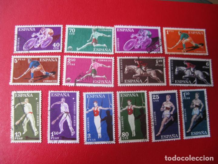Timbres: -1960, deportes, edifil 1306/19