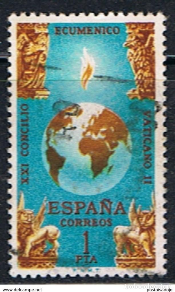 Sellos: ESPA&Ntilde;A // EDIFIL 1695 // 1965 ... USADO - Foto 1