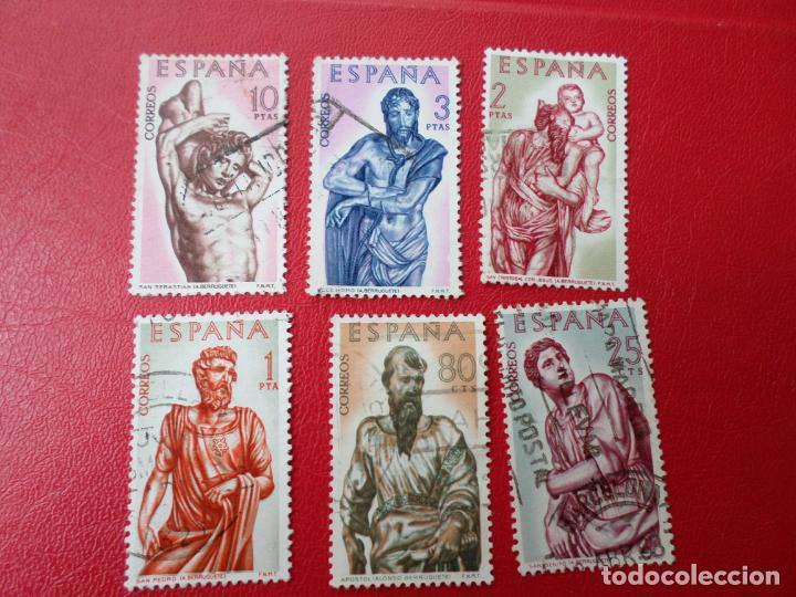 Timbres: -1962, alonso de berruguete, edifil 1438/43