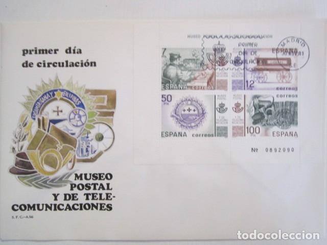 Stamps: SOBRE PRIMER DIA GRANDE CON HOJITA SH MUSEO POSTAL 81