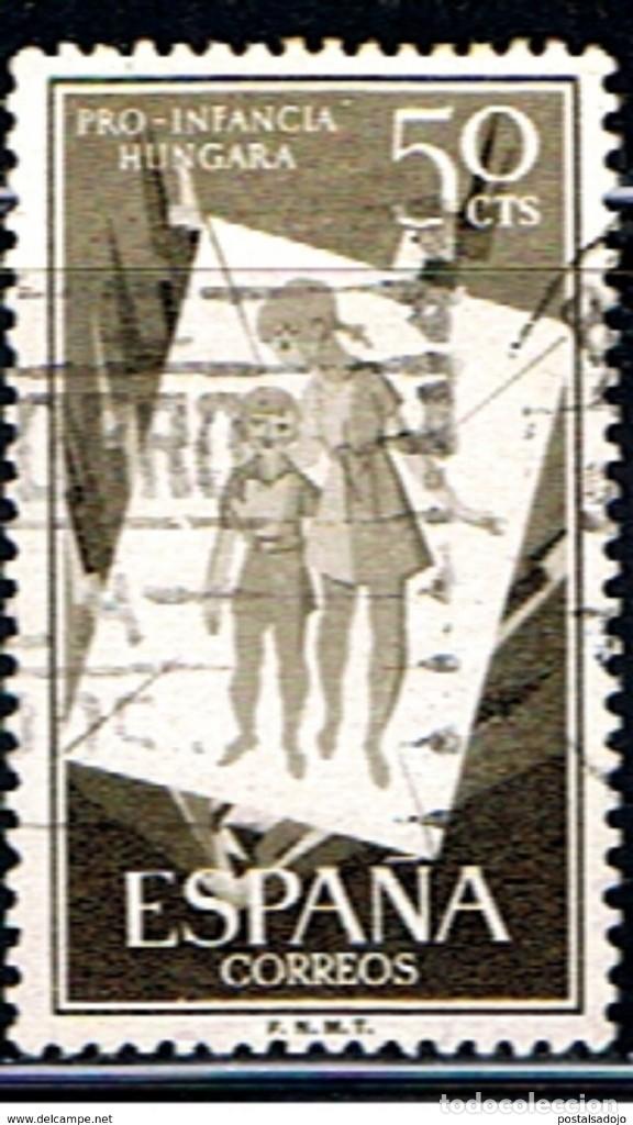 Sellos: ESPA&Ntilde;A // EDIFIL 1202 // 1956 ... USADO - Foto 1