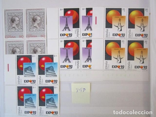 Sellos: 11 BLOQUES DE 4 SELLOS NUEVOS 1989 - Foto 2