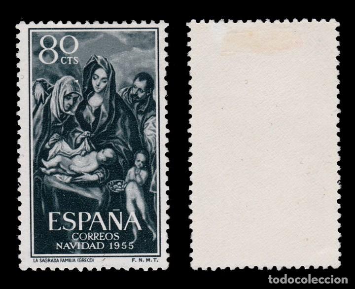 Sellos: 1955.Navidad 80c.MH Edifil 1184 - Foto 2