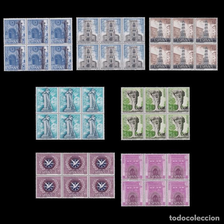 Sellos: 1967.Serie Tur&iacute;stica.Serie Blq 6.MNH Edifil 1802-1808