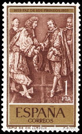 Sellos: ESPA&Ntilde;A SEGUNDO CENTENARIO N&ordm; 1249 ** PIRINEOS - Foto 1