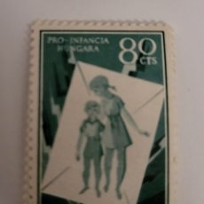 Sellos: SELLO DE ESPAÑA 1956. POR LA INFANCIA 80 CTS. NUEVO. Lote 261519100