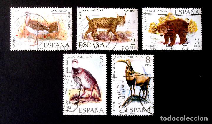 Sellos: 2036-40, SERIE EN USADO. - Foto 1