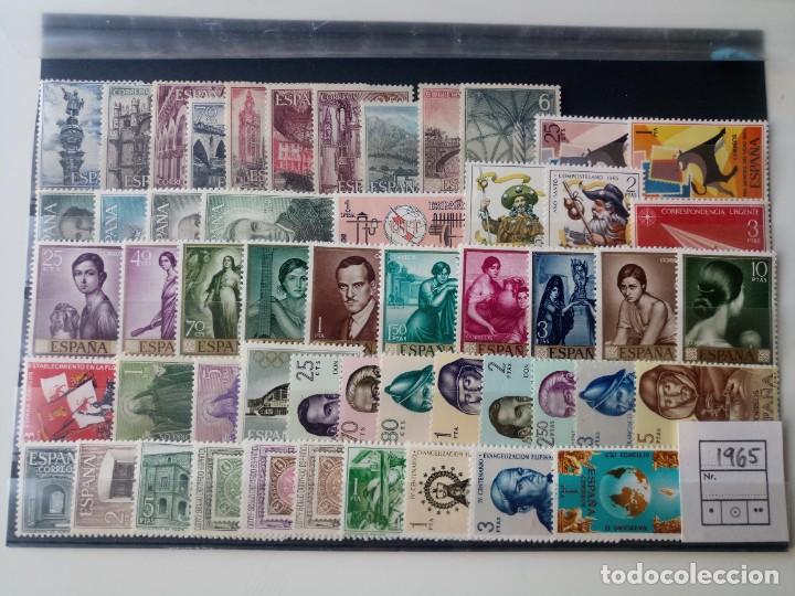 Sellos: Oferta de primavera A&ntilde;o 1965 En Nuevo** - Foto 1