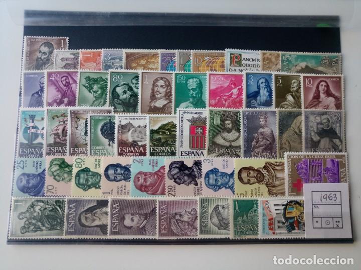 Sellos: Oferta de primavera A&ntilde;o 1963 En Nuevo** - Foto 1