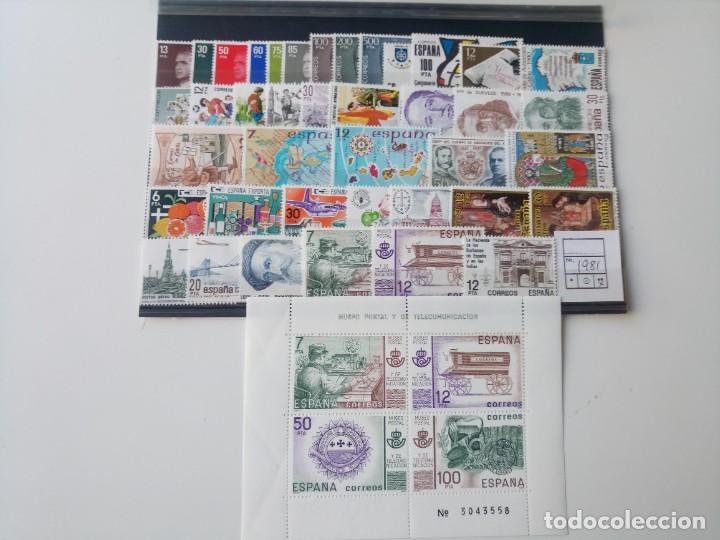 Sellos: Oferta de primavera A&ntilde;o 1981 En Nuevo** - Foto 1