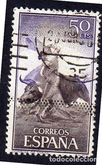 Sellos: Espa&ntilde;a. Farol. Edifil 1258 Usado - Foto 1
