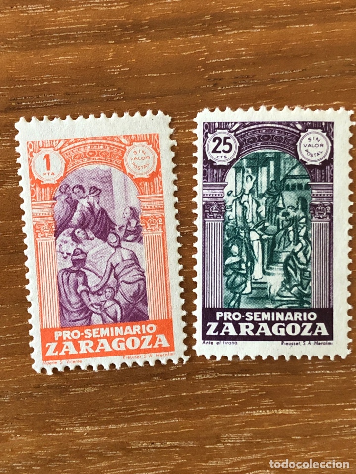 Sellos: Sellos Pro-Seminario Zaragoza - Foto 1