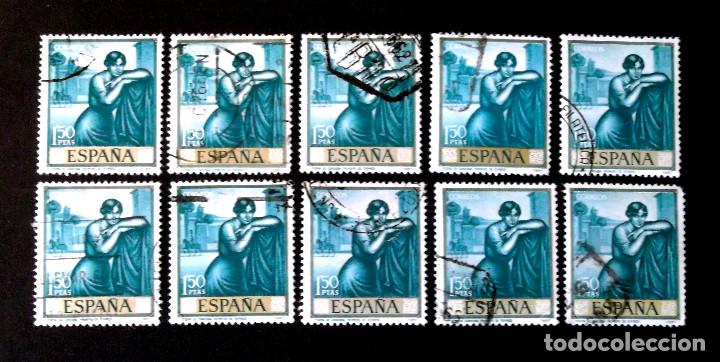 Sellos: 1662, DIEZ SELLOS USADOS. - Foto 1
