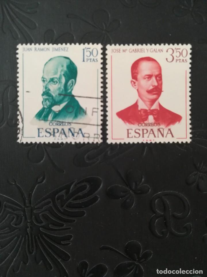 Sellos: ESPA&Ntilde;A A&Ntilde;O 1970 YT 1647 y 1650 - Foto 1