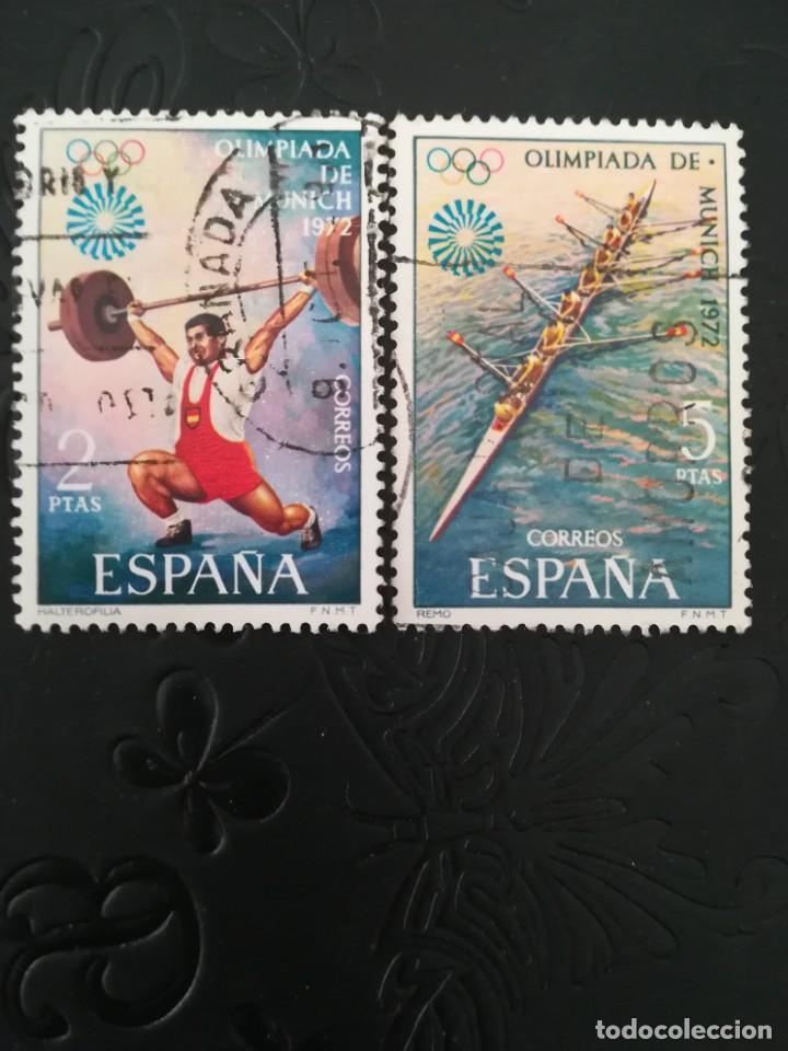 Sellos: ESPA&Ntilde;A A&Ntilde;O 1972 YT 1753 Y 1754 - Foto 1