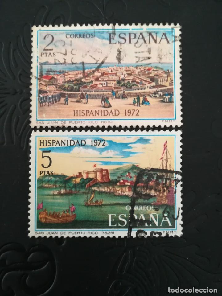 Sellos: ESPA&Ntilde;A A&Ntilde;O 1972 YT 1762 Y 1763 - Foto 1