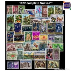 Selos: ESPAÑA 1972. AÑO COMPLETO -SIN FIJASELLO- NUEVO** MNH. Lote 264461879