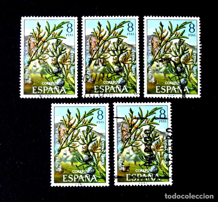 Sellos: 2089, CINCO SELLOS USADOS. FLORA. - Foto 1