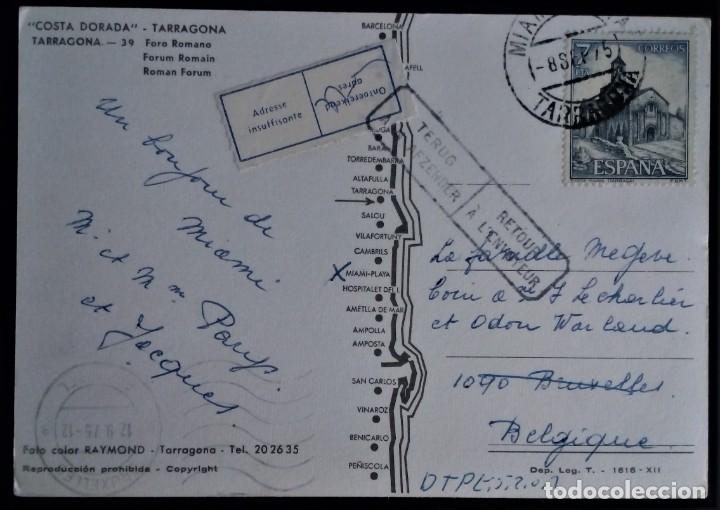 Sellos: TARRAGONA 1975 CORRESPONDENCIA DEVUELTA DIRECCION INSUFICIENTE - Foto 1