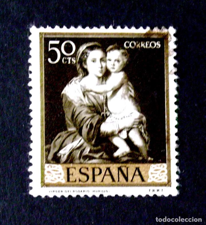 Sellos: 1272, SELLO USADO. MURILLO. - Foto 1