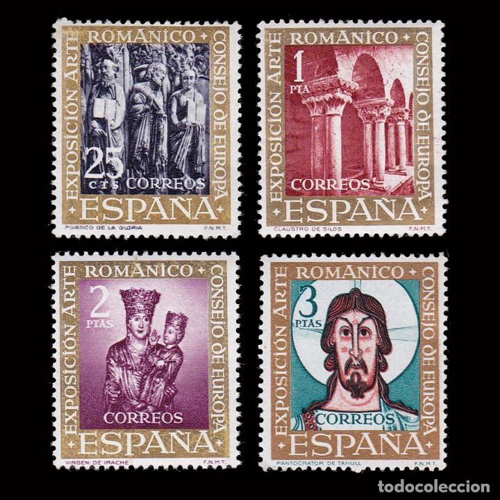 Stamps: 1961.Expo Rom&aacute;nico.Serie Nuevo**.MNH Edifil 1365-1368