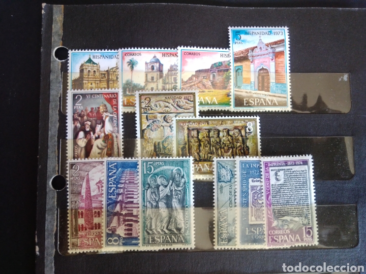 Sellos: ESPA&Ntilde;A. 2&ordm; CENTENARIO. A&Ntilde;O 1973 COMPLETO. MNH. PERFECTOS. - Foto 2