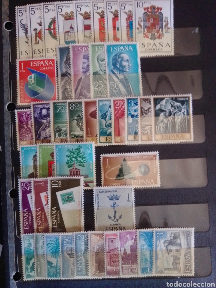 Sellos: ESPA&Ntilde;A. 2&ordm; CENTENARIO. A&Ntilde;O 1966 COMPLETO. MNH. PERFECTOS. - Foto 1