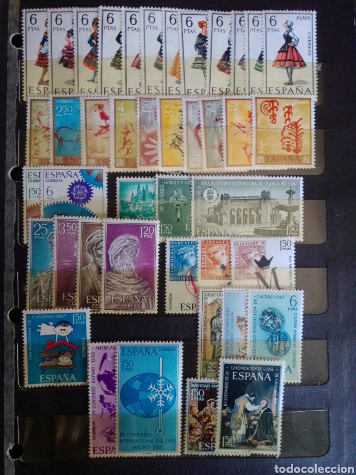 Sellos: ESPA&Ntilde;A. 2&ordm; CENTENARIO. A&Ntilde;O 1967 COMPLETO. MNH. PERFECTOS. - Foto 1