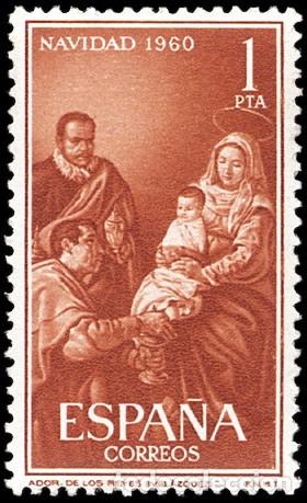 Sellos: ESPA&Ntilde;A SEGUNDO CENTENARIO SERIES N&ordm; 1325 ** NAVIDAD - Foto 1