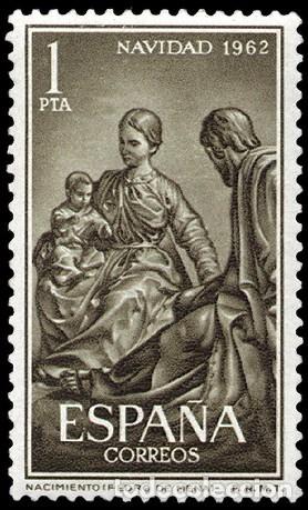 Sellos: ESPA&Ntilde;A SEGUNDO CENTENARIO SERIES N&ordm; 1478 ** NAVIDAD - Foto 1