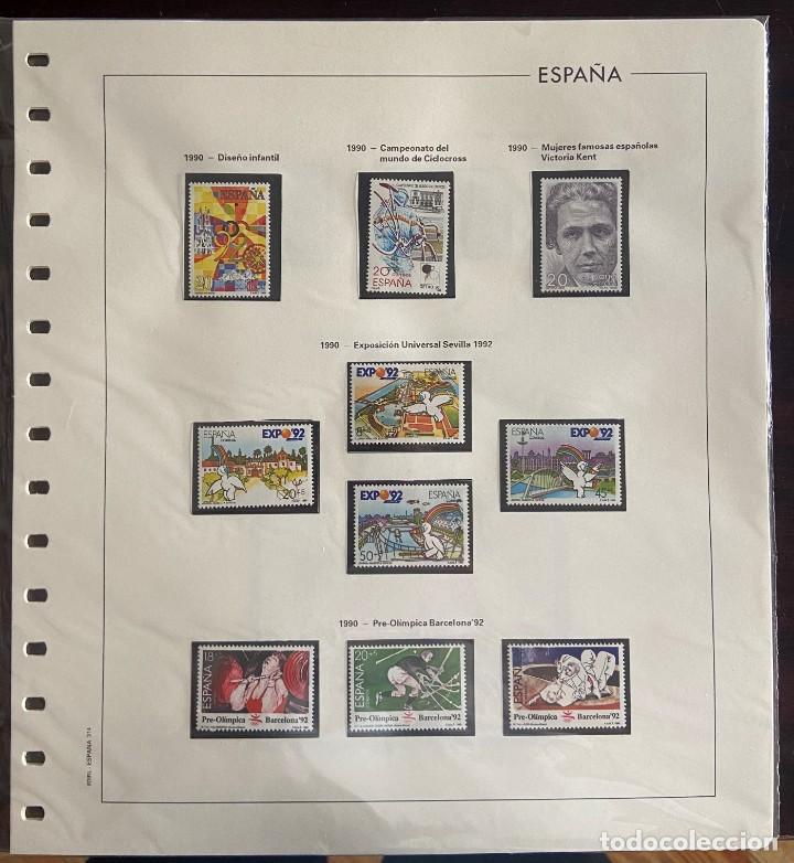Sellos: Espa&ntilde;a a&ntilde;o completo 1990 con suplemento - Foto 1