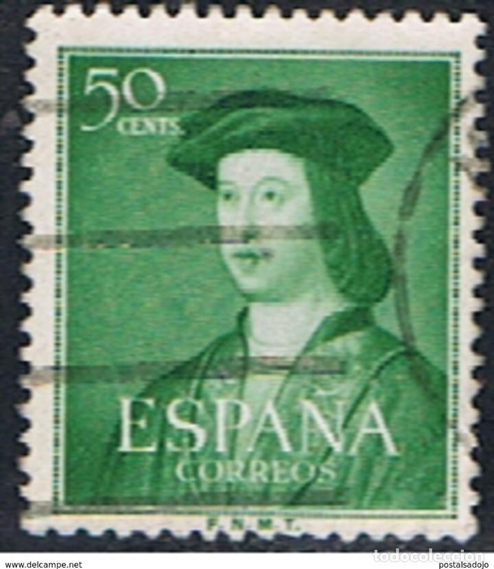 Sellos: ESPA&Ntilde;A // EDIFIL 1106 // 1951 ... USADO - Foto 1
