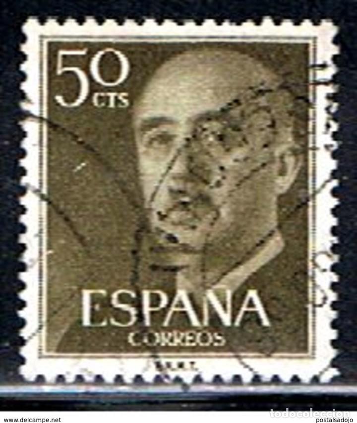 Sellos: ESPA&Ntilde;A // EDIFIL 1149 // 1955-58 ... USADO - Foto 1