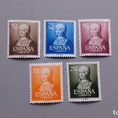 Sellos: ESPAÑA - 1951 - EDIFIL 1092/1096 - SERIE COMPLETA - MH* - NUEVOS.. Lote 287331063