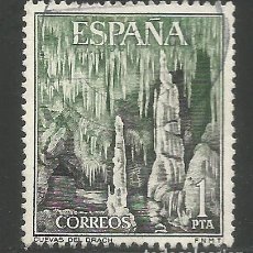 Sellos: ESPAÑA - 1964 - 1 PESETA - CUEVAS DEL DRACH - USADO. Lote 289365428
