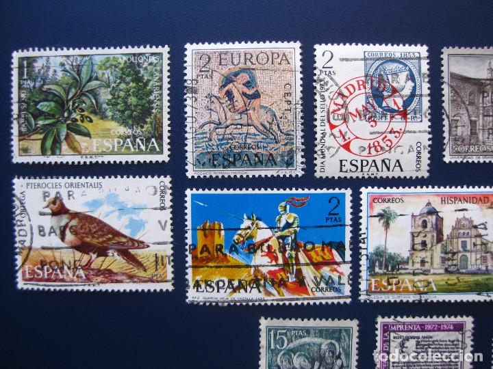 Sellos: SELLOS ESPA&Ntilde;A SEGUNDO CENTENARIO A&Ntilde;O 1973 LOTE DE 14 - Foto 2