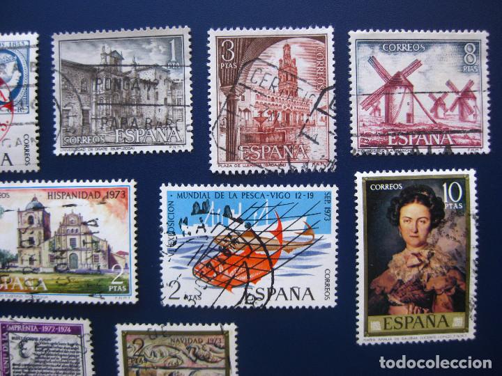 Sellos: SELLOS ESPA&Ntilde;A SEGUNDO CENTENARIO A&Ntilde;O 1973 LOTE DE 14 - Foto 3
