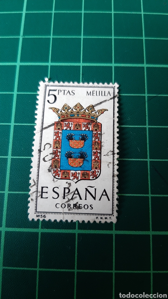 Sellos: MELILLA ESPA&Ntilde;A EDIFIL 1793 1966 USADO LUJO - Foto 1